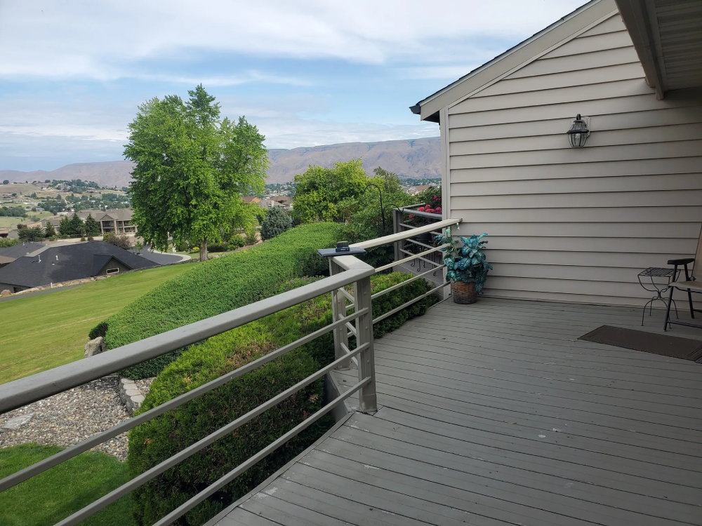 before image of top deck